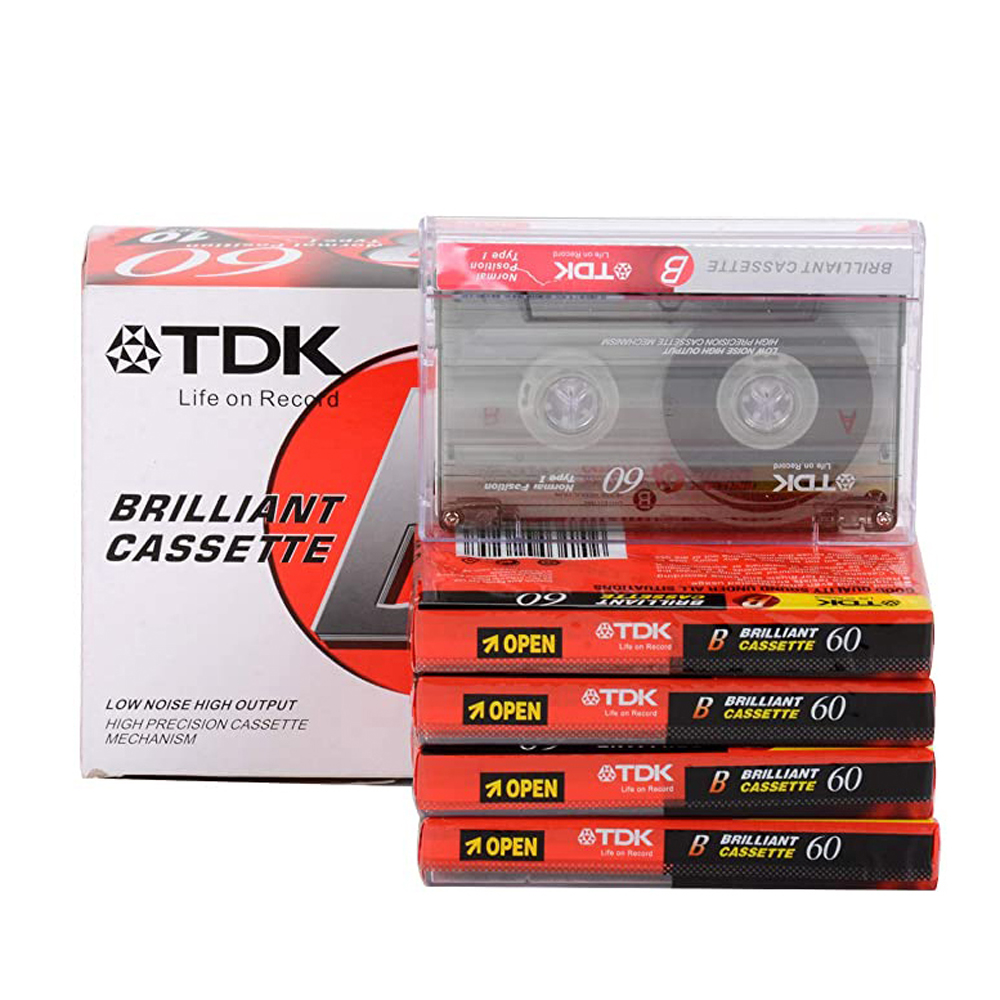 1pcs Standard Cassette Blank Tape Player Empty 60 Minutes Magnetic Audio Tape Recording For Speech Music Recording high qulity