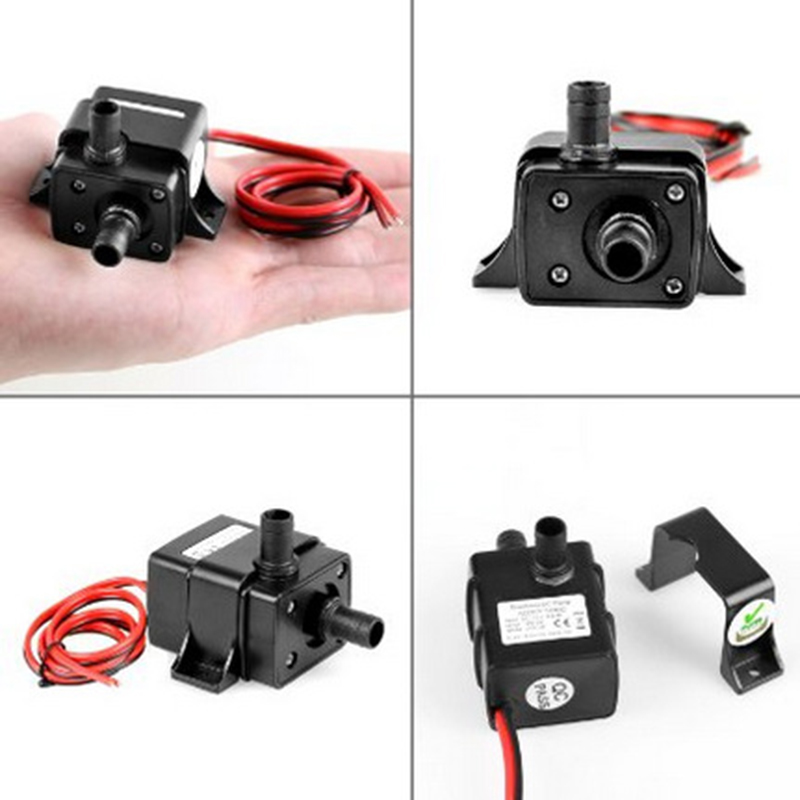 DC 12v 240L/H Garden Ultra Quiet Mini Brushless Motor Submersible Pool Submersible Water Pump Solar New
