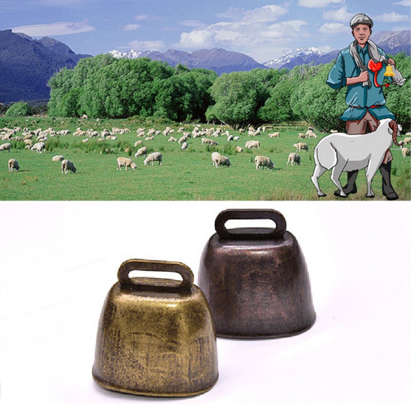 Cow Horse Sheep Grazing Copper Bells Large Thickened Cattle Sheep Copper Bells Loud Crisp Spread Farther Loud Prevent The Lost