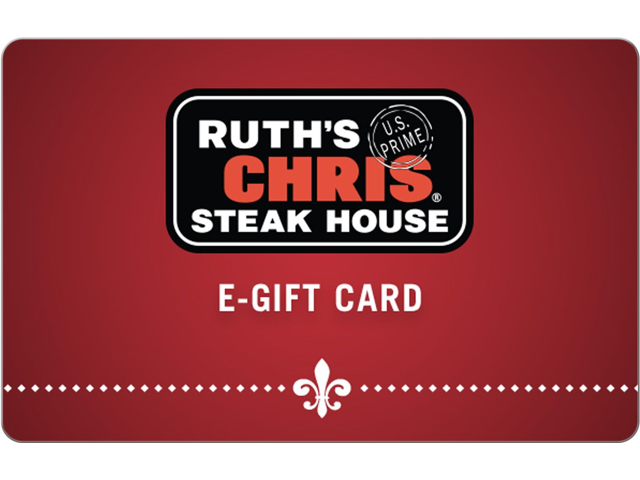 Ruth's Chris Steak House $300 Gift Card (Email Delivery)