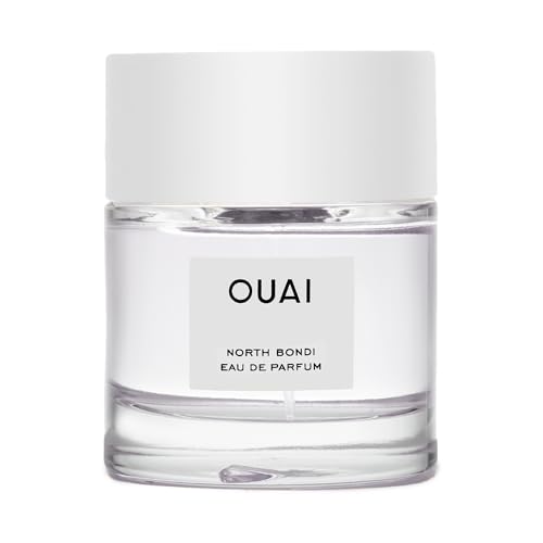 OUAI North Bondi Eau de Parfum - Elegant Womens Perfume for Everyday Wear - Fresh Floral Scent has Notes of Lemon, Jasmine and Bergamot with Delicate Hints of Violet and White Musk (1.7 Oz)