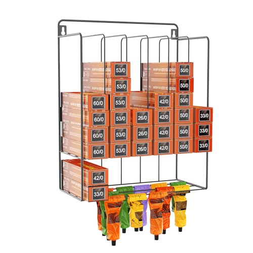 yeshine Salon Hair Color Tube Storage Rack, Hair Color Metal Rack, Wall Mount Hair Color Organizer, Hair Dye Tube Organizer Holder, Tube Color Holder for Salon, Beauty, Home