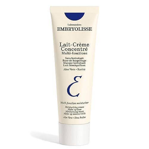 Embryolisse Lait-Crème Concentré, Multifunction Daily Moisturizer, Primer, and Makeup Remover, Suitable for All Skin Types. French Face Cream With Shea Butter & Aloe Vera