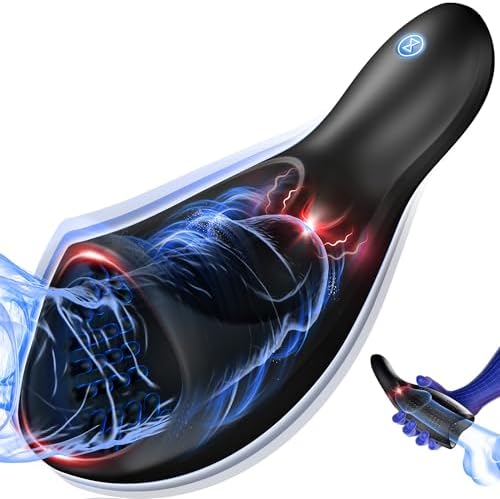 Male Masturbator, Adult Sex Toys for Men with 10 Vibrating Modes Penis Training Vibrator, Penis Extender, Male Vibrator Penis Pump, Male Stroker Mens Sex Toys Couples Sex Toys & Games