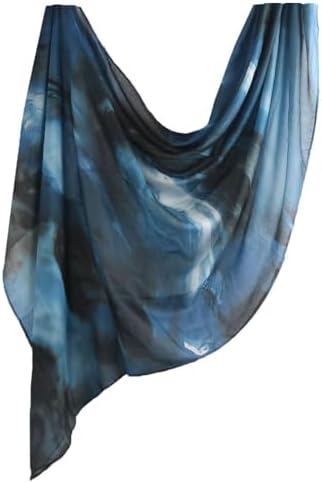 Women Hijab Watercolour Floral Printed Breathable Light Weight Soft Rayon Viscose Woven Muslim Women Shawl Hijab Scarf