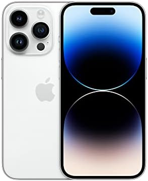 Apple iPhone 14 Pro, 512GB, Silver - Unlocked (Renewed Premium)