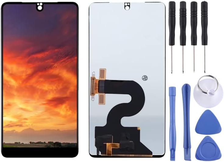 Mobile Phone Replacement Spare Parts LCD Screen and Digitizer Full Assembly for Essential Phone PH-1 Black